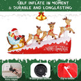 Load image into Gallery viewer, Christmas Inflatable Santa Clause on Sleigh 10 Ft
