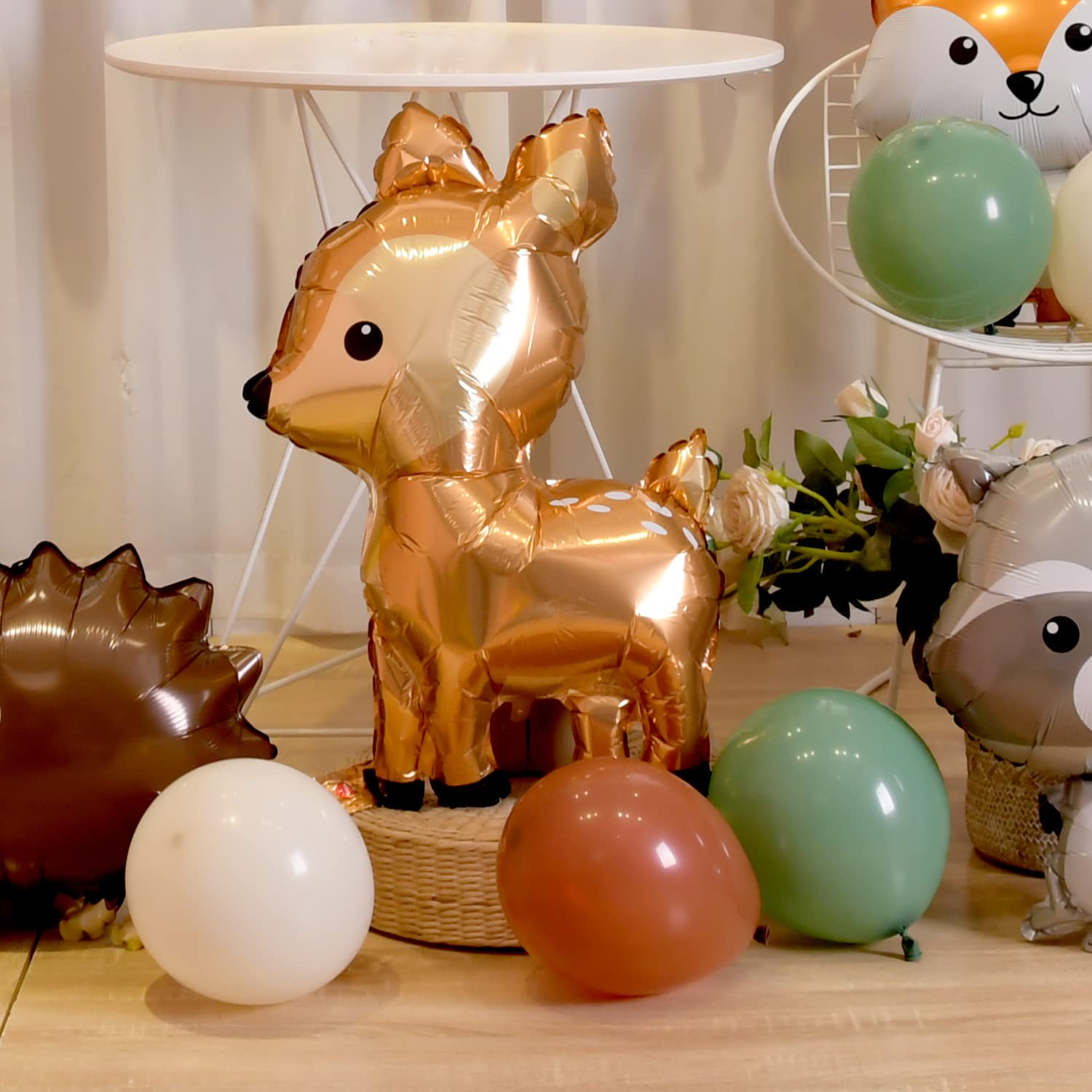Forest Animal Theme Birthday Balloon Decorations