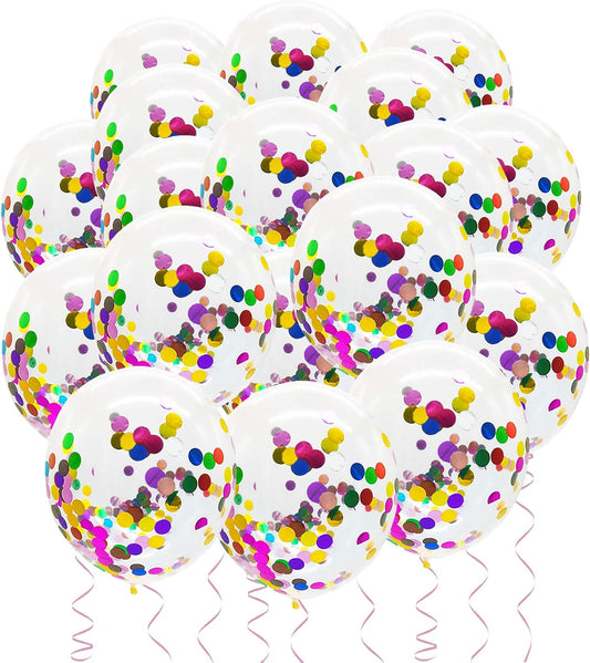 12 Inch Confetti Balloons (Color Mixing)