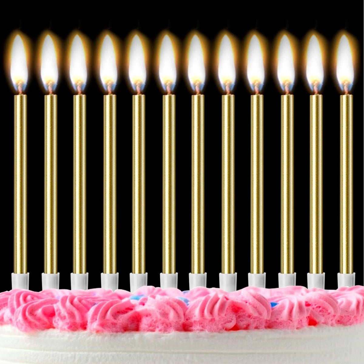 Dazzling Gold Candles