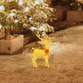 Load image into Gallery viewer, Christmas Reindeer Statue with lights 30 Cm
