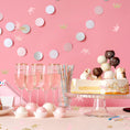 Load image into Gallery viewer, Gold & Pink Crown Confetti for Princess Birthday Party
