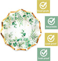 Load image into Gallery viewer, Eucalyptus Leaf 10 Inch Paper Plates Set
