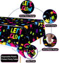 Load image into Gallery viewer, Glow Neon Theme Party Tablecloth
