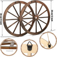 Load image into Gallery viewer, Wagon Wheel Decor Set
