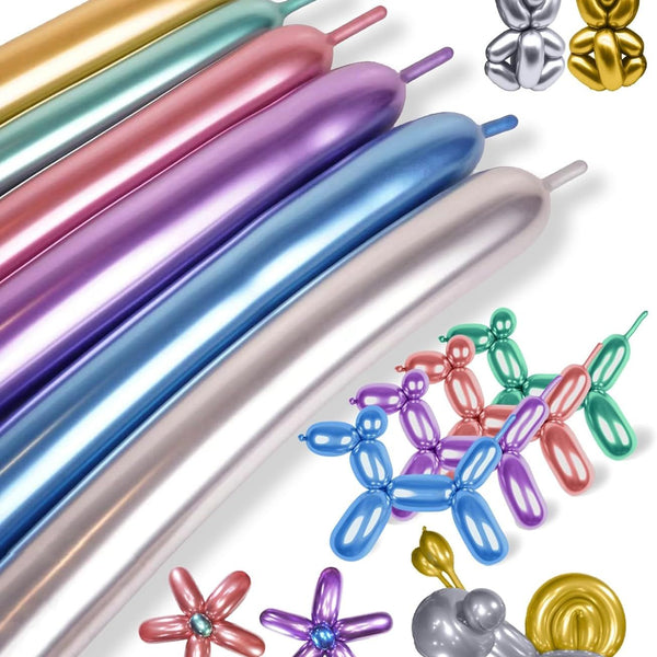 Chrome Long 260 Balloons (Nilan)