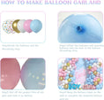 Load image into Gallery viewer, Pink Blue White Gold Balloon Birthday Decorations
