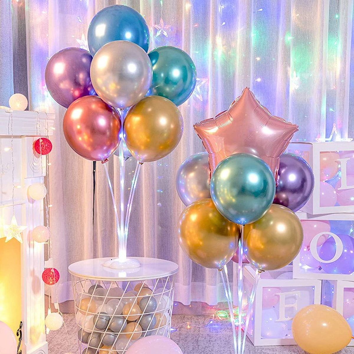 RGB Light Balloon Bracket Can Put 7 Balloons