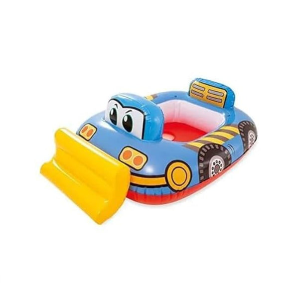 Intex 71x58cm Swim Float with Seat and Backrest for 1-2 Years Old Kids, Inflatable plow Floatie Kiddie