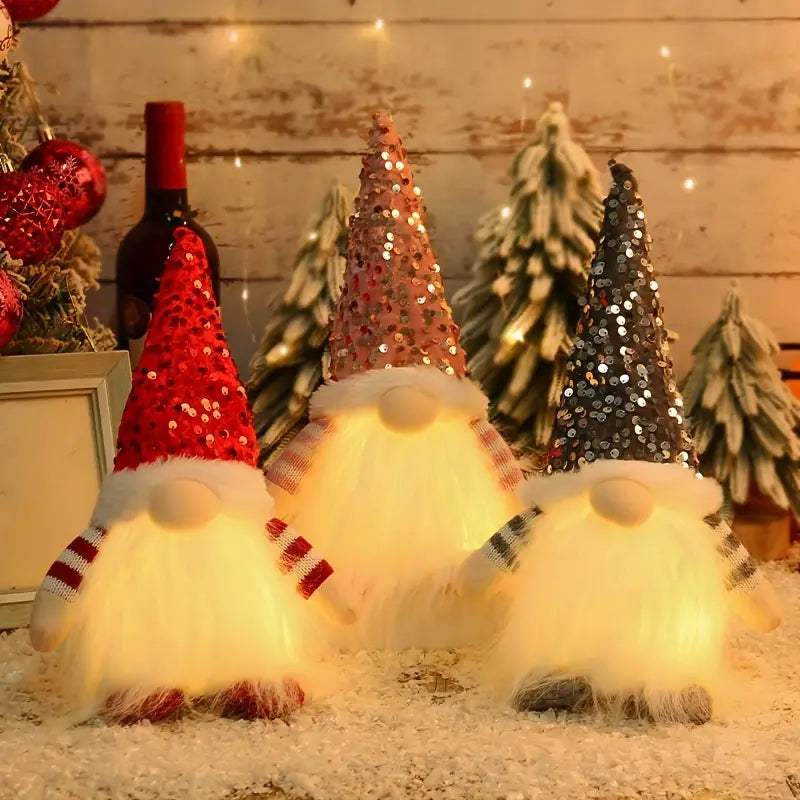 Christmas Gnomes with Lights 30*16*10cm 1 PC