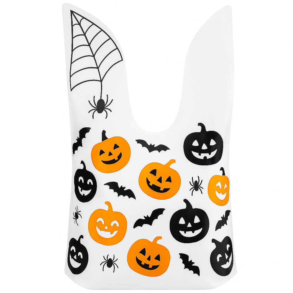 Spooky Plastic Candy Bags 14*23cm 50 pcs