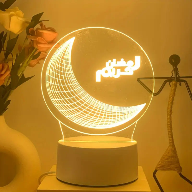 Ramadan Tabletop LED Moon