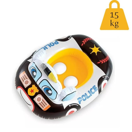 Intex 74x58cm Swim Float with Seat and Backrest for 1-2 Years Old Kids, Inflatable Car Floatie Kiddie