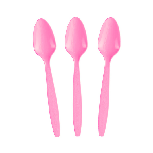 Pink Swirl Cutlery Set (Spoons)