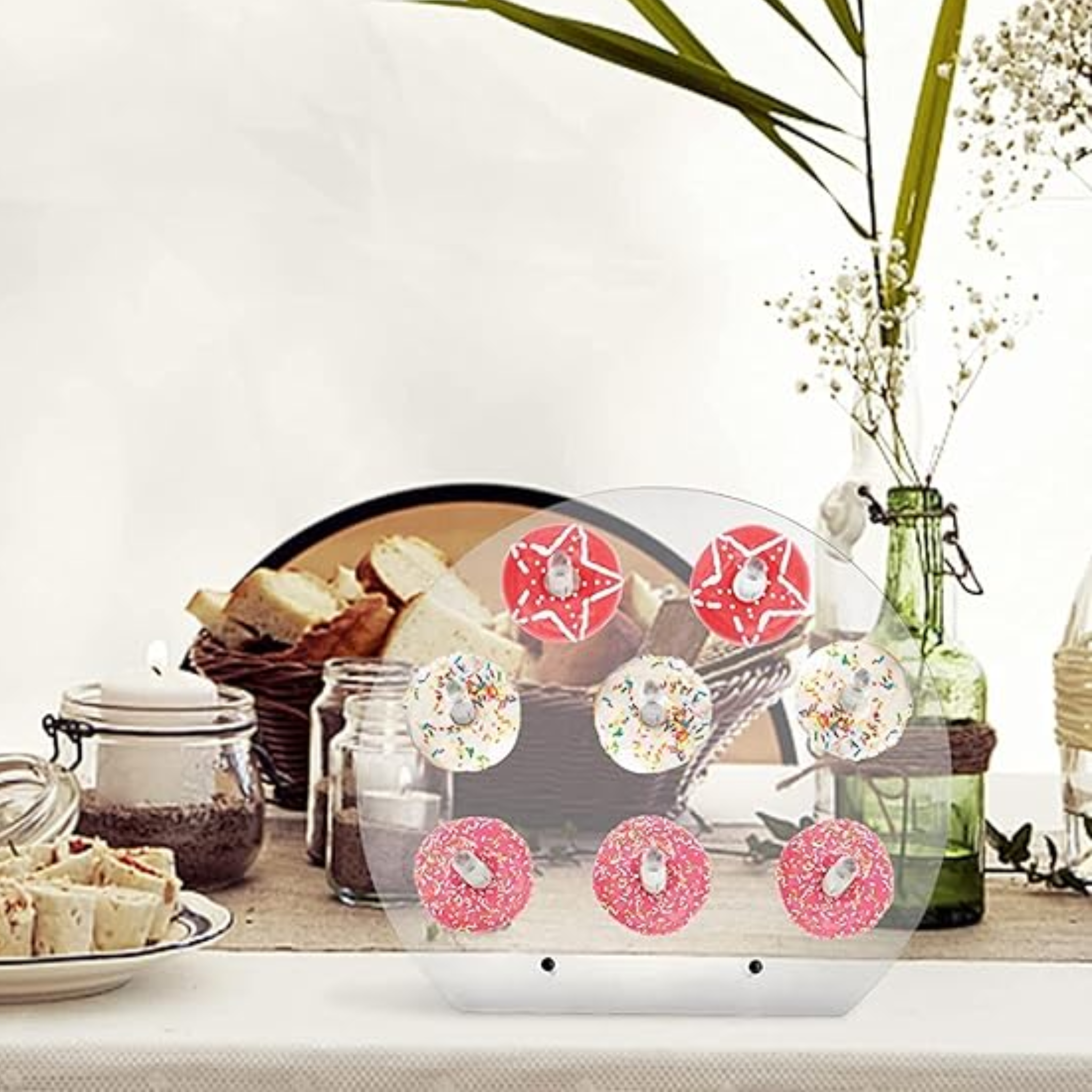 Donut Board Clear Acrylic Rack Display Stand