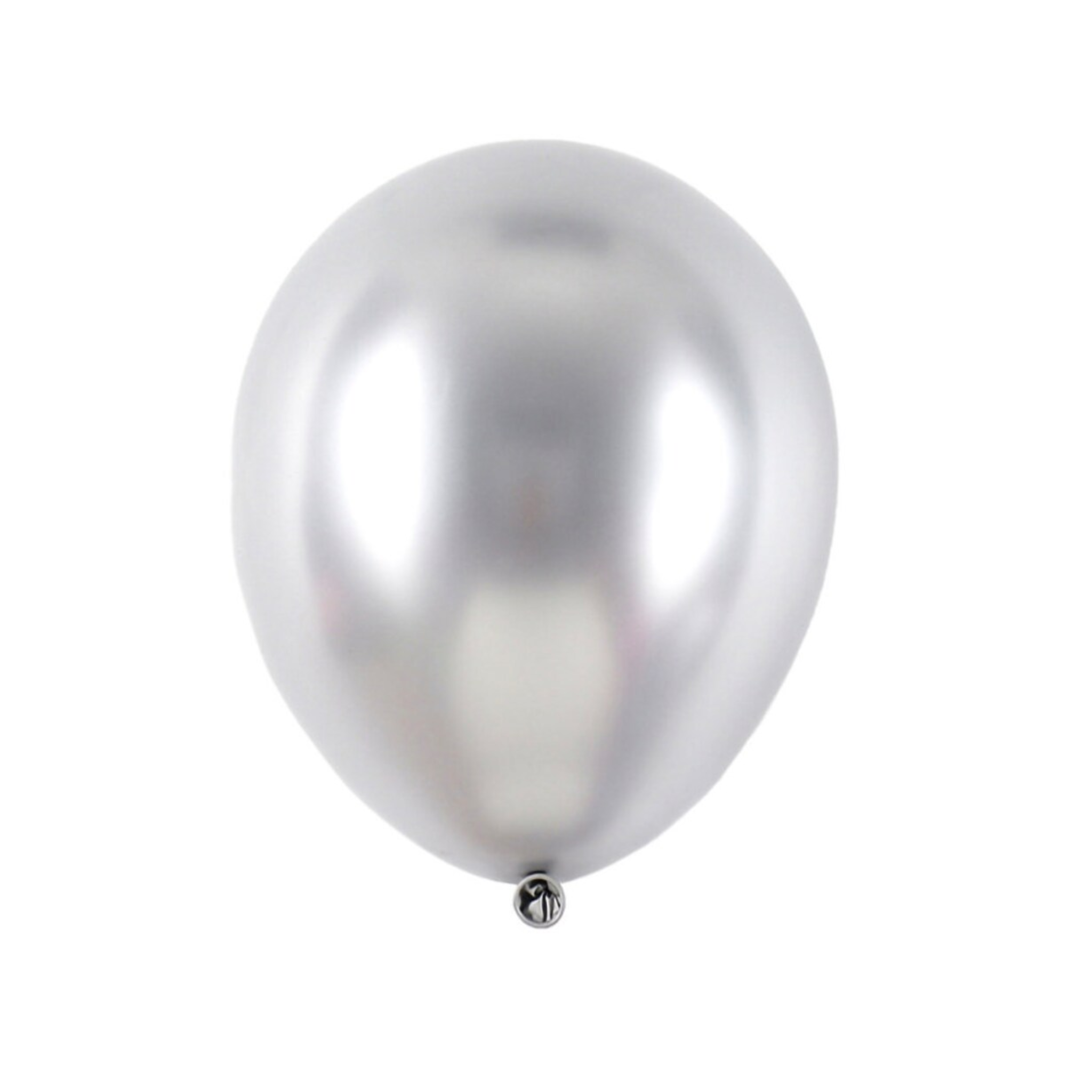 12 Inch Chrome Balloons (Silver)