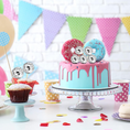 Load image into Gallery viewer, Disco Ball Theme Party Cake Toppers Set
