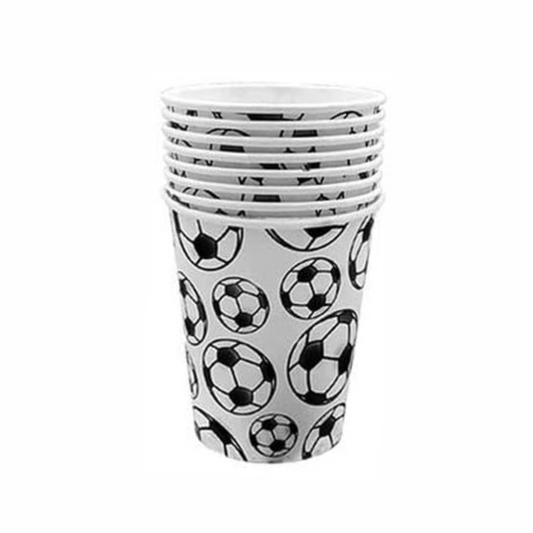 Football Theme Party Paper Cups Set