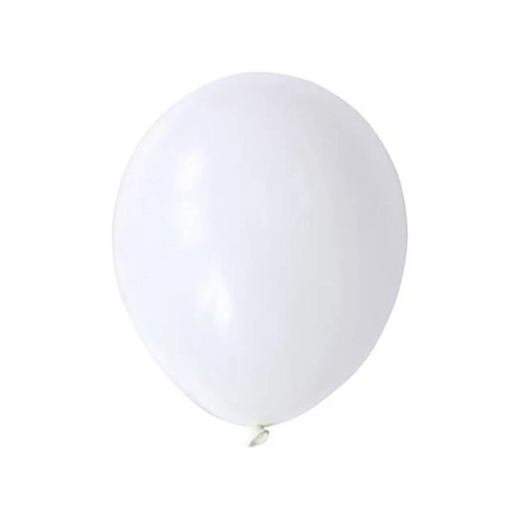 Helium 12 Inch Standard Balloons (White)