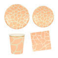 Load image into Gallery viewer, Animal Pink Leopard Theme Party Tableware Set
