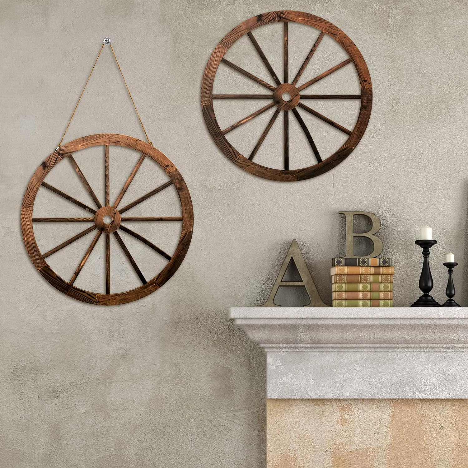 Wagon Wheel Decor Set