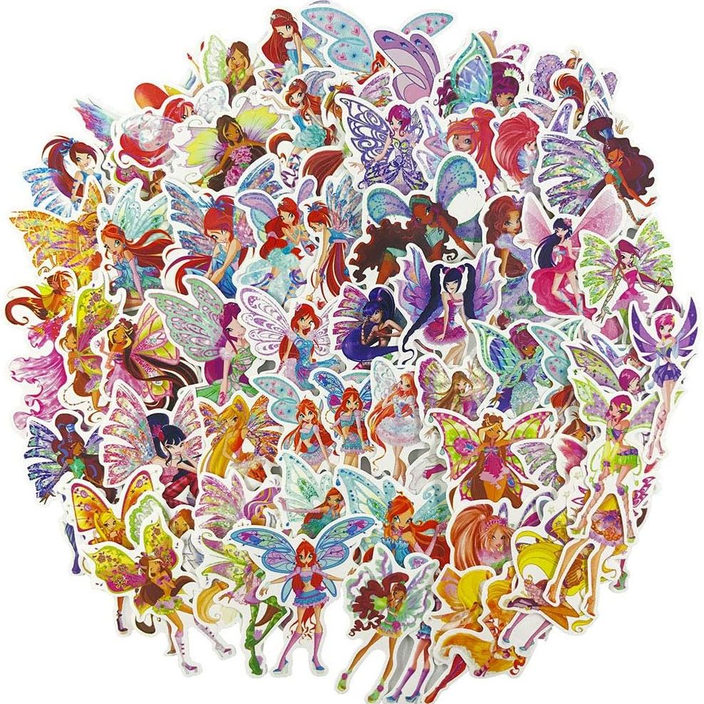 Fairy Girl Waterproof Stickers Set