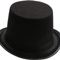 Load image into Gallery viewer, Black top Hat 12cm
