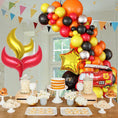 Load image into Gallery viewer, Fire Truck Birthday Party Balloons Garland
