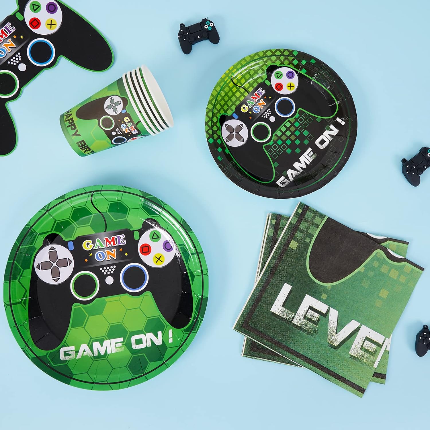 Game On Theme Party Tableware Set