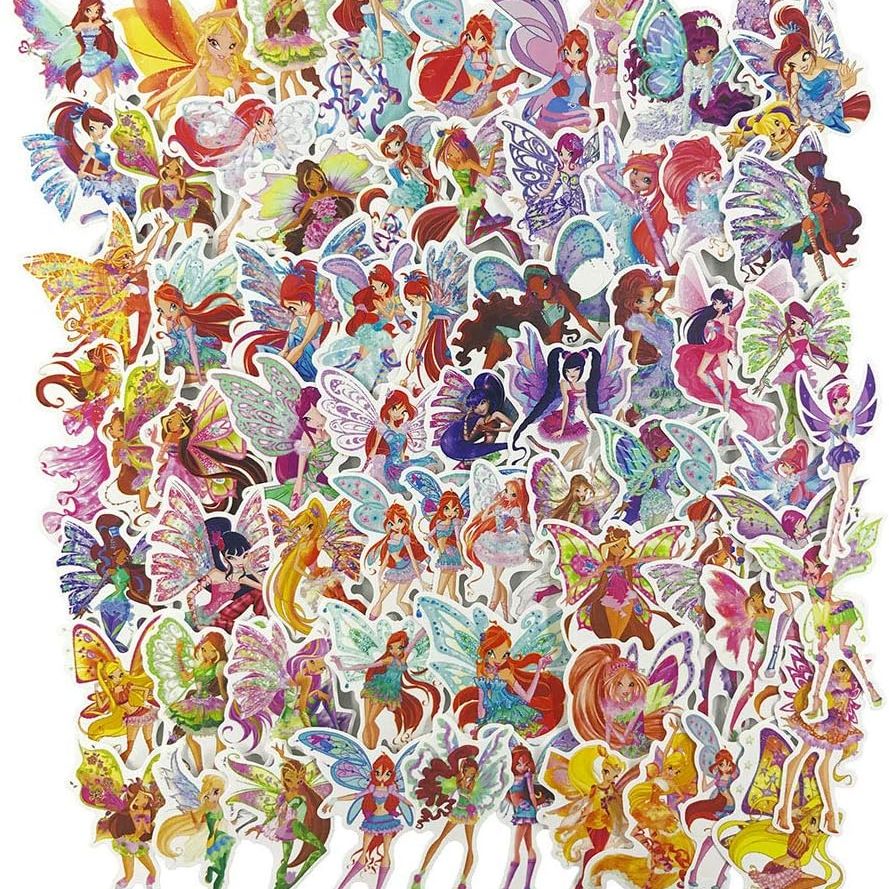 Fairy Girl Waterproof Stickers Set