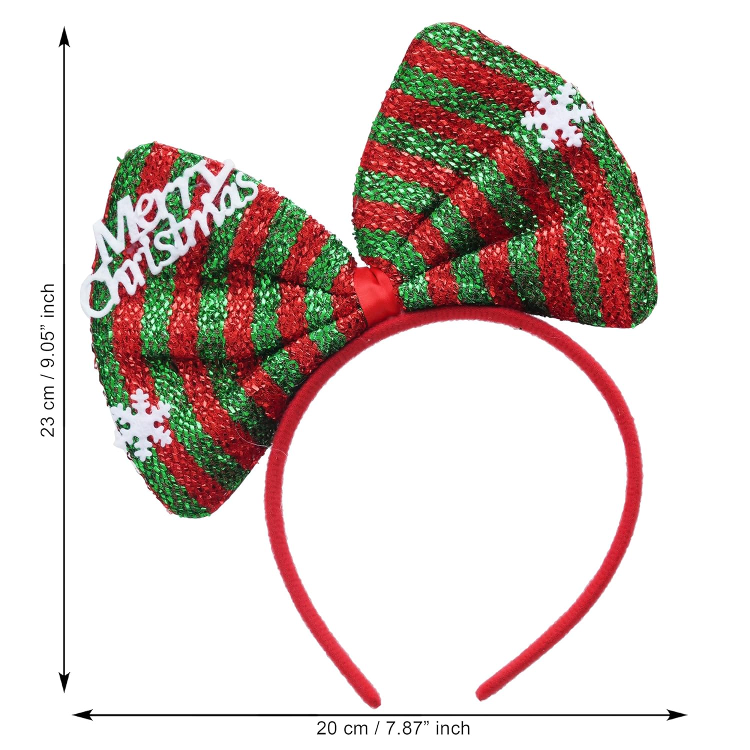 Christmas Red and Green Headband