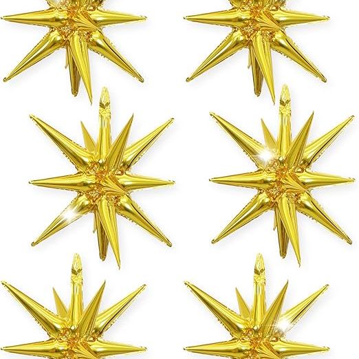 Gold Star 22 Inch Foil Balloon