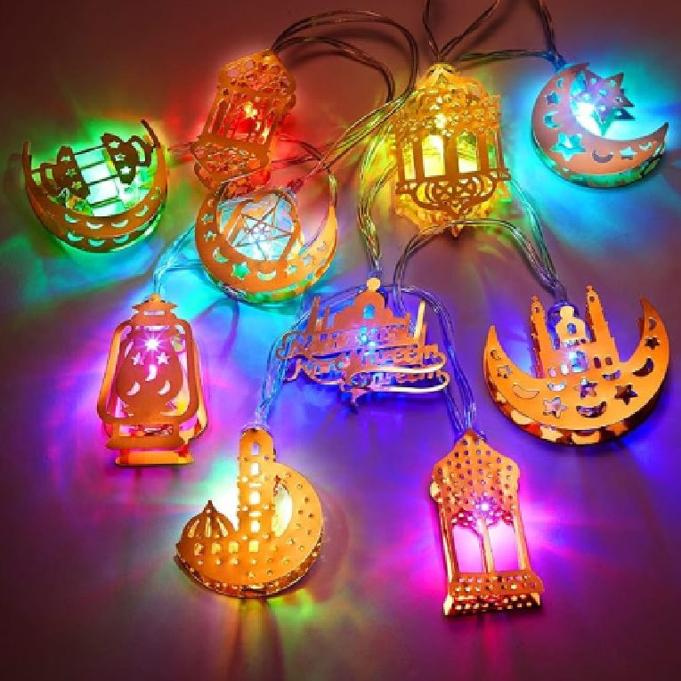 Multicolor Ramadan Fairy Light Decoration