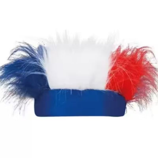 FIFA World Cup Fan Wig Blue White Red | France