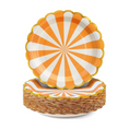 Load image into Gallery viewer, Carousel Stripe Party Theme Tableware Set (Orange)
