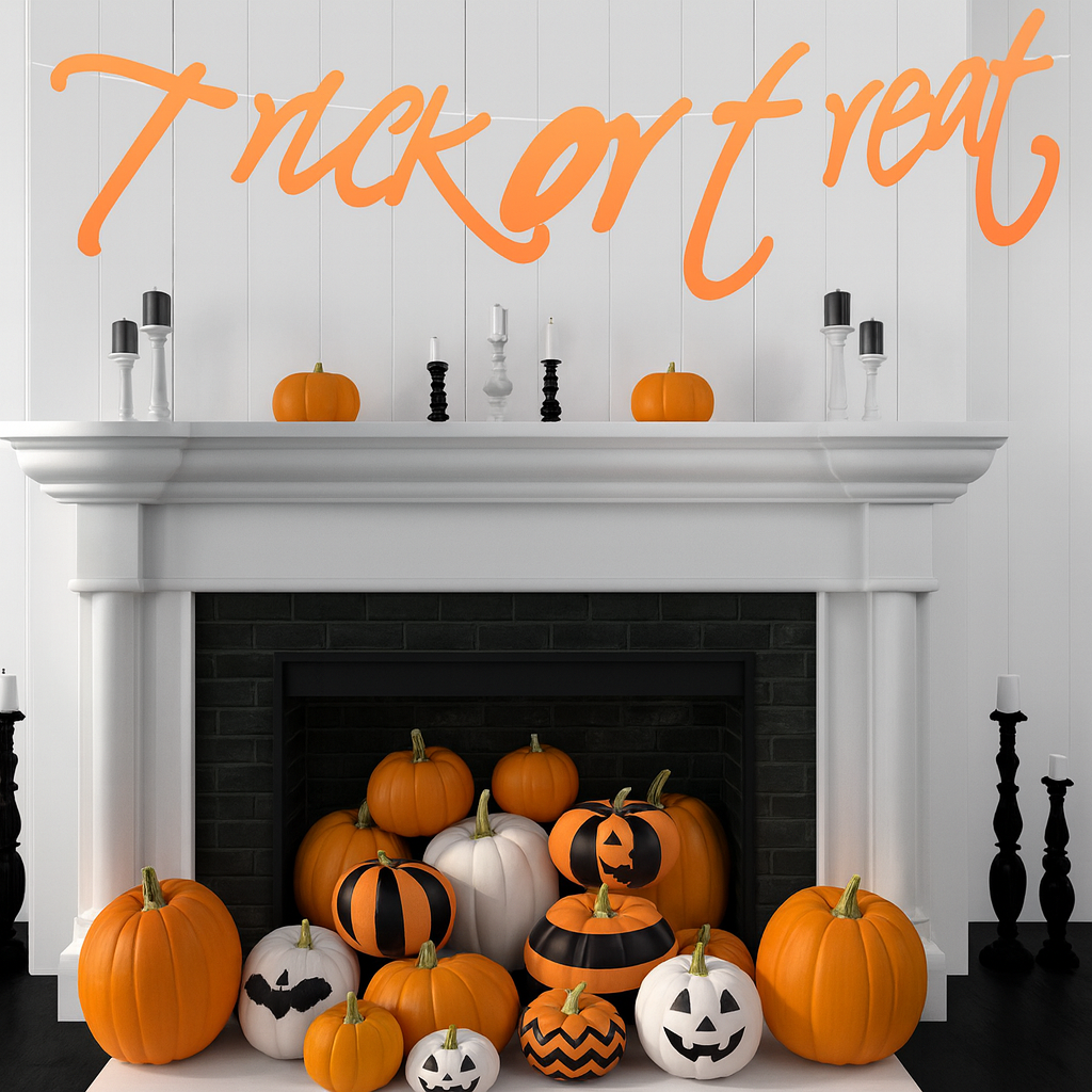 Spooky Trick or Treat Hanging Banner