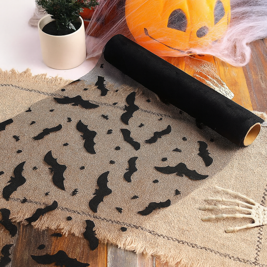 Spooky Black Runner 28*275cm