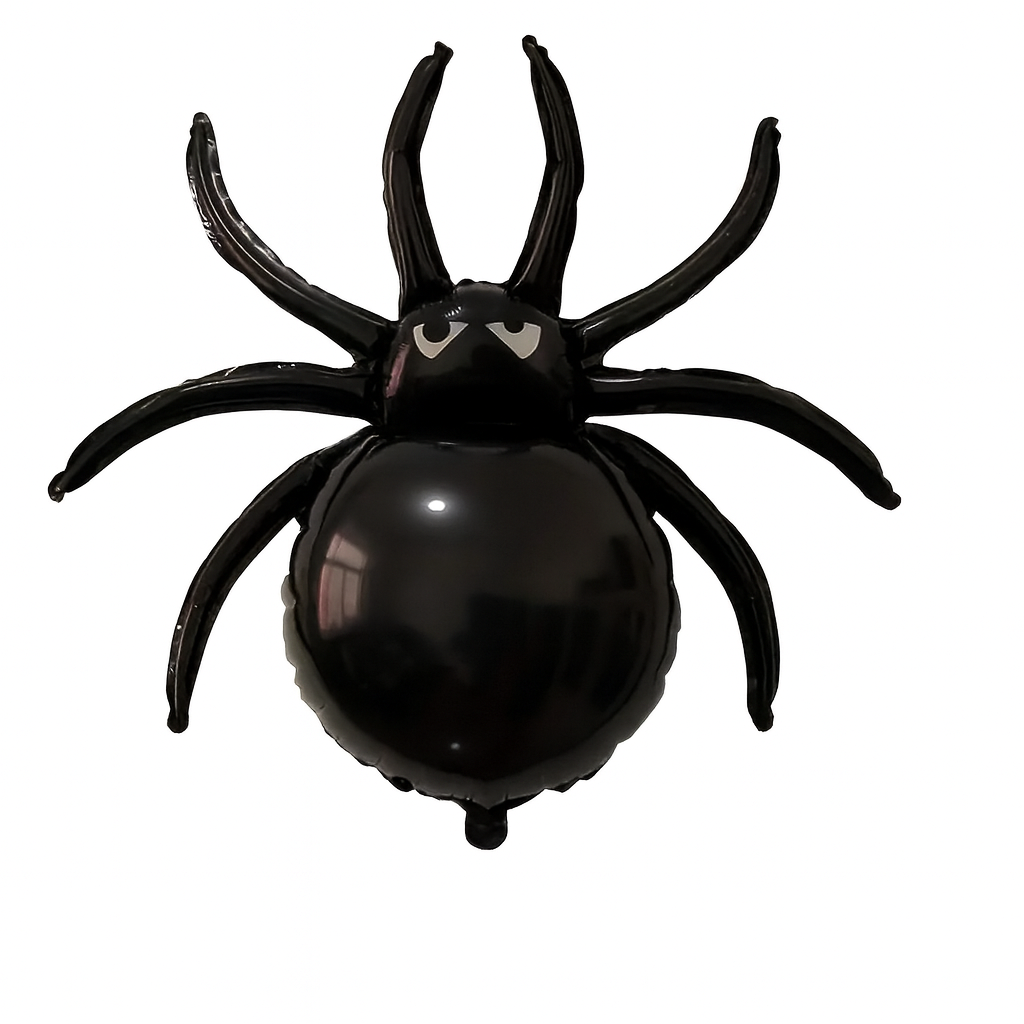 Spooky Long legged Spider Foil Balloon