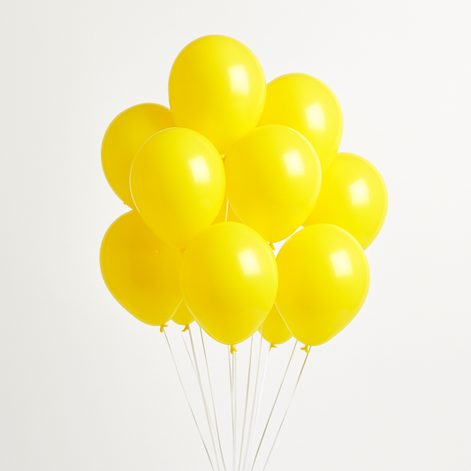 Yellow Helium Ballon Bunch-20pcs