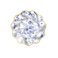 Load image into Gallery viewer, Blue Floral Flower 8.5 Inch Paper Plates
