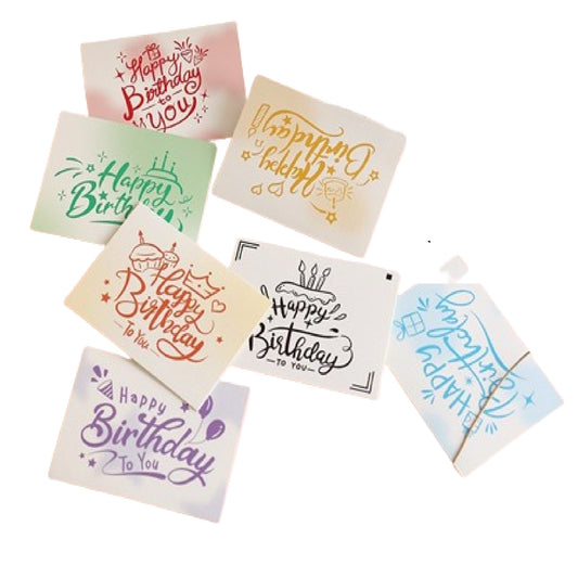Happy Birthday Greeting Card - 1 pc random