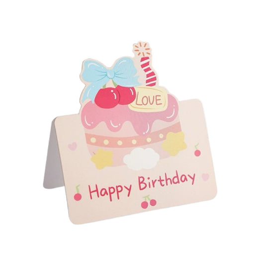 Happy Birthday Love Cake Greeting Card