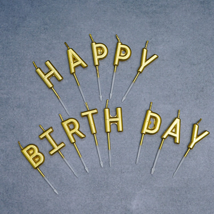 Happy Birthday Letters Candles