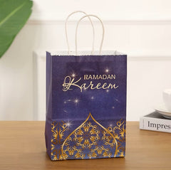 Ramadan Kareem Paper Bag Blue