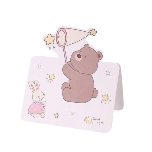 Bunny & Bear Happy Birthday Greeting Card