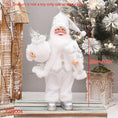 Load image into Gallery viewer, Christmas White Santa Clause Standing Figure
