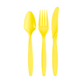 Load image into Gallery viewer, Circus Party Yellow Swirl Tableware Set
