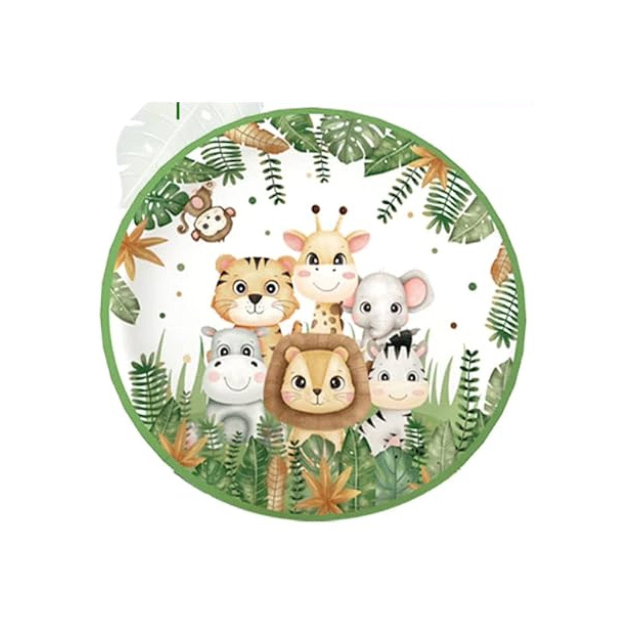 Safari Theme Party 9 Inch Paper Plates Set