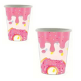 Load image into Gallery viewer, Donut Theme Birthday Party Paper Cups Set
