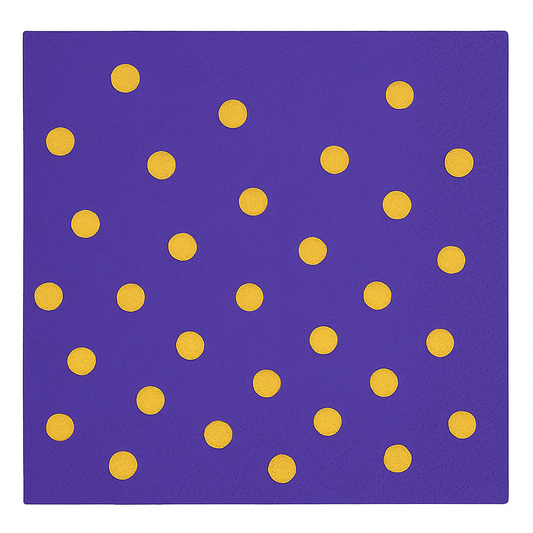 Blue and gold Theme Napkins 10 Pcs